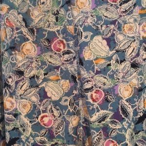 LuLaRoe leafy cherry print leggings